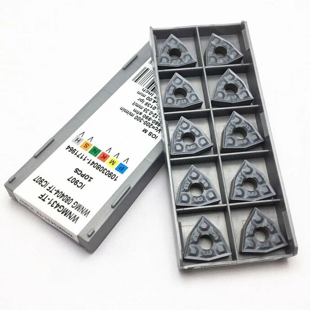 10pcs WNMG080404-TF IC907 WNMG431-TF CNC Carbide Insert Metalworking Tool