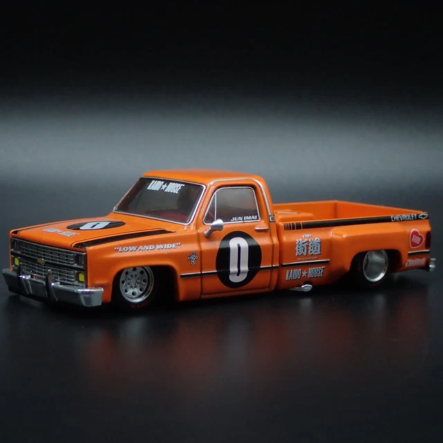 1981 81 Chevy Chevrolet Stepside 4X4 Pick-Up Camion 1:64 Scala 1981 81 Chevy Chevrolet Stepside 4X4 Pick-Up Camion 1:64 Scala