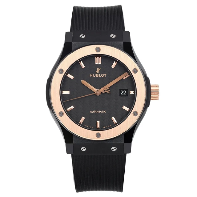 Hublot Classic Fusion 18k Rose Gold Ceramic Black Dial Mens Watch 542.CO.1781.RX Hublot Classic Fusion 18k Rose Gold Ceramic Black Dial Mens Watch 542.CO.1781.RX