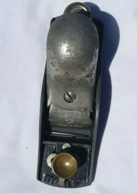Stanley SW No. 18  SWEETHEART Knuckle Joint Block Plane US Pat. 2-18-13