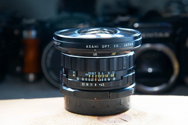 Asahi Pentax 6x7 67 SMC Takumar 6x7 35mm f4.5 Fish Eye lens EXE++
