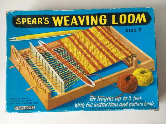 Vintage Spear's Weaving Loom Only Size 2  (No Wool or Pattern Book)