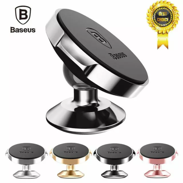 BASEUS 360 Degree Rotating Cell Phone Holder Car Magnetic Mount Stand Universal#