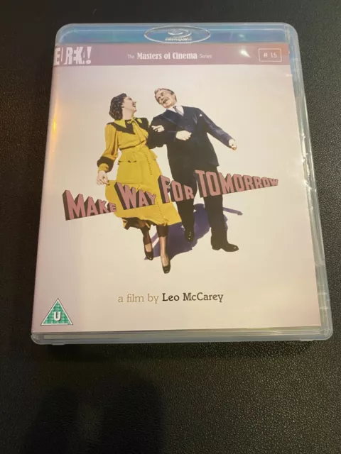 Make Way For Tomorrow - Eureka Masters of Cinema Blu Ray DVD & Booklet OOP