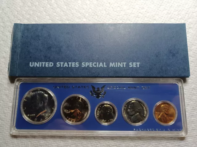 1966 U.S. Special Mint Set - SMS - 5-Coin Set - U.S. Mint Packaging -#0002