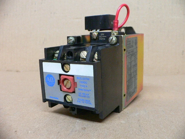Allen Bradley 700DC-P400Z24 700-P NEMA CONTROL RELAY 10A - 24V DC