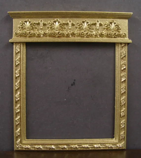 Large  Picture Frame / Overmantel ~ 1:12 scale ~ Dollhouse Miniature ~ Room Box