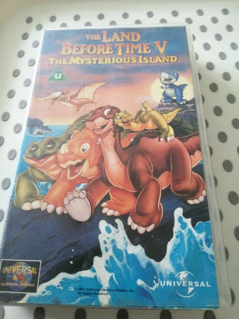 THE LAND BEFORE Time 5: The Mysterious Island-Animated-Kids/Family-Vhs