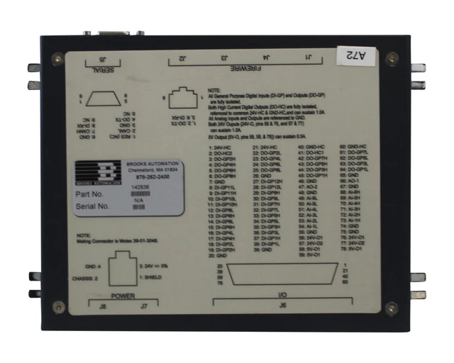 Brooks Automation Interface Box 142836