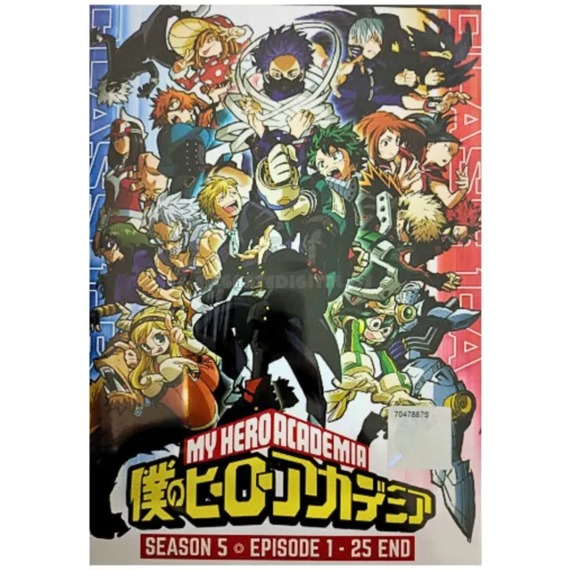 ENGLISH DUBBED My Hero Academia SEASON 6 (Vol.1-25 End) DVD All Region