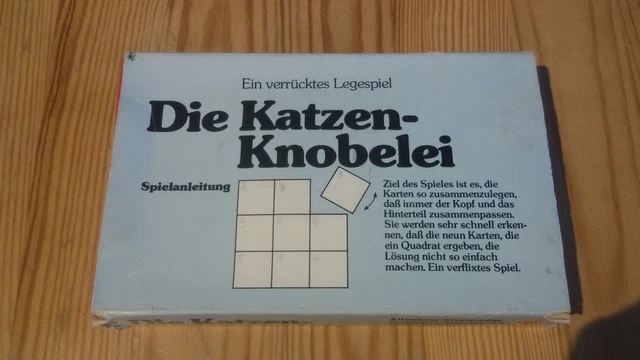 Die Katzen - Knobelei, Ein verrücktes Legespiel, ASS Spiel 2064/0 3