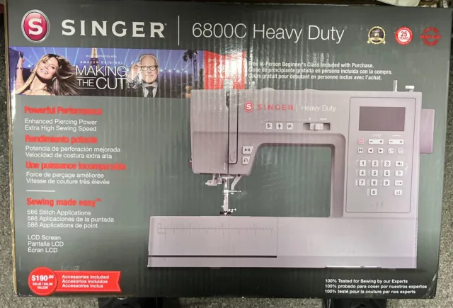 Singer Sewing Machine 4452 Heavy Duty with 32 Built-in Stitches