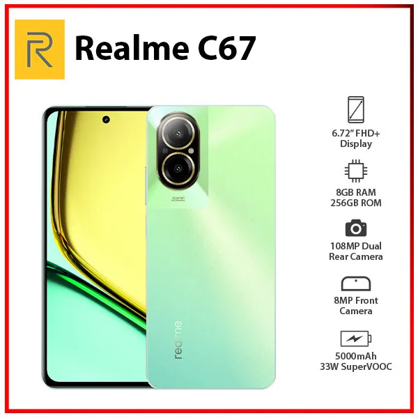 REALME C67 GLOBAL Ver. Dual SIM Android Mobile Phone AU – SUNNY