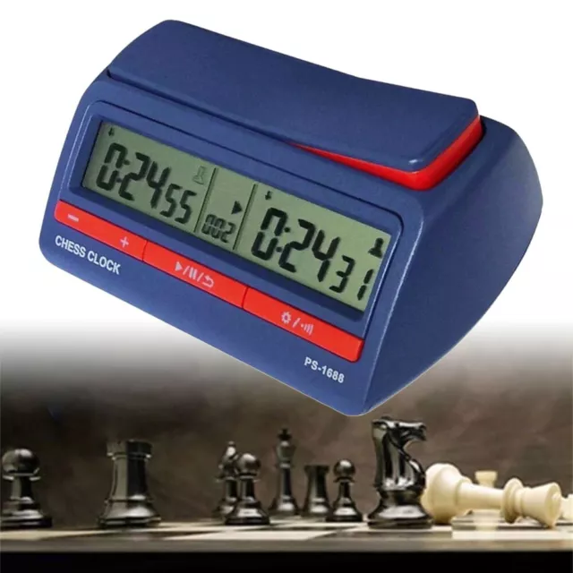 Professional Advanced Chess Digital Timer Chess Clock Count Up Down Board  Game Clock PS-1688