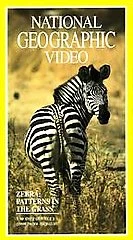 NATIONAL GEOGRAPHIC VIDEO Zebra: Patterns in the Grass (VHS 1992) $7