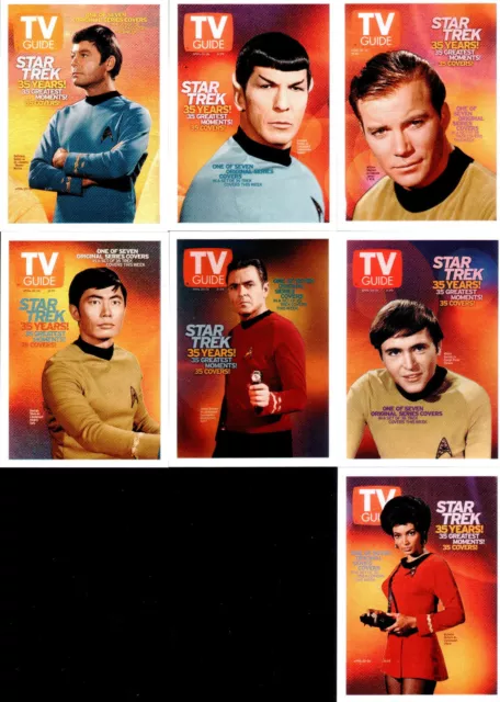 The Quotable Star Trek TOS TV Guide Cover Trading Card Set