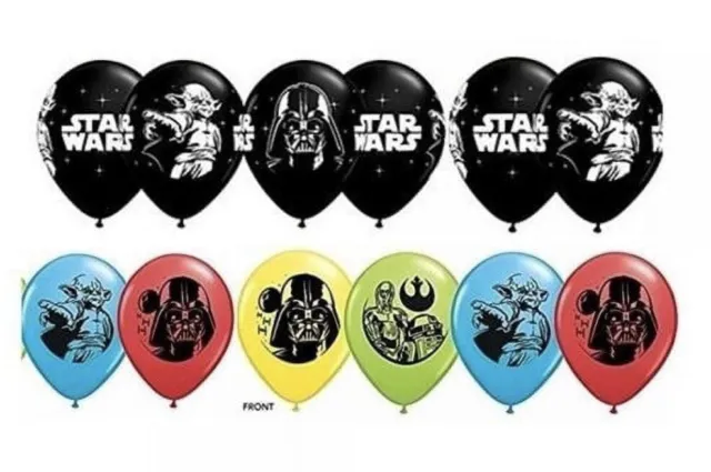 Star Wars 12 pcs Latex Balloons Mixed Color  birthday party decorations Bundle