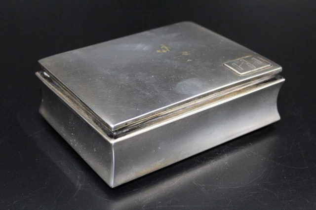 Silver Casket " Brothers Deyhle/Schwäbisch Gmünd " 5 1/2in X 3 7/8in X 1 13/16in