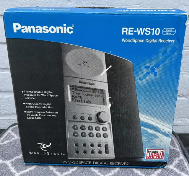 Panasonic RE-WS10 World Space Ricevitore digitale made in Japan IN SCATOLA Panasonic RE-WS10 World Space Ricevitore digitale made in Japan IN SCATOLA