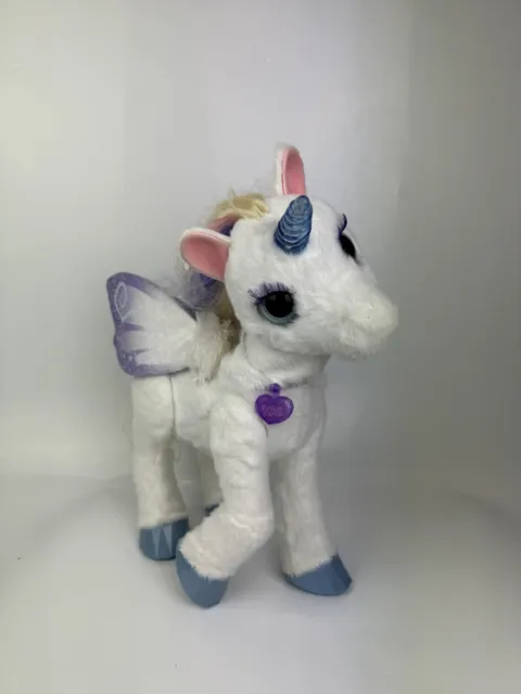 Fur Real Friends Star Lily Magical Light Up Unicorn - Working - No Strawberry