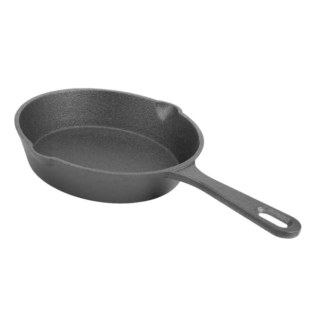Poêle à Frire Compacte Antiadhésive Pour Camping Et Cuisine Extérieure - Diamètre 20 Cm, Poignée Anti-brûlure - Légère Et Portable