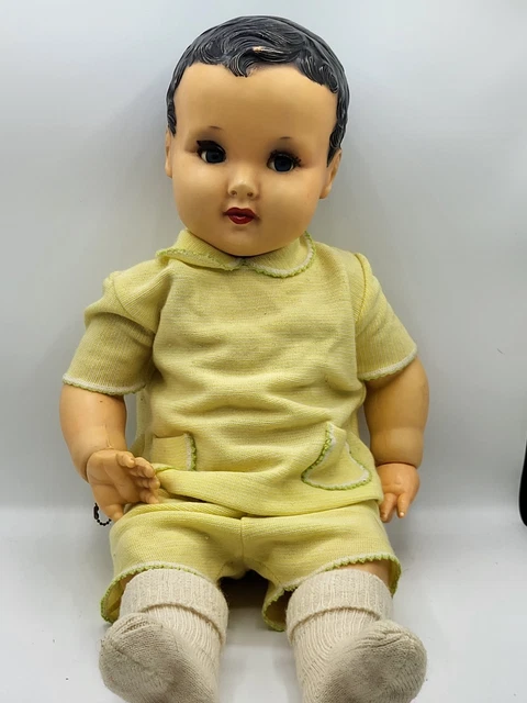 Poupée SNF Monique Celluloïd Vintage - Yeux Dormeurs Riboulants (petit Accident)
