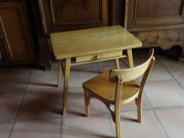 ANCIENNE PETITE chaise en bois pour enfant Baumann-Thonet ? EUR 30,00