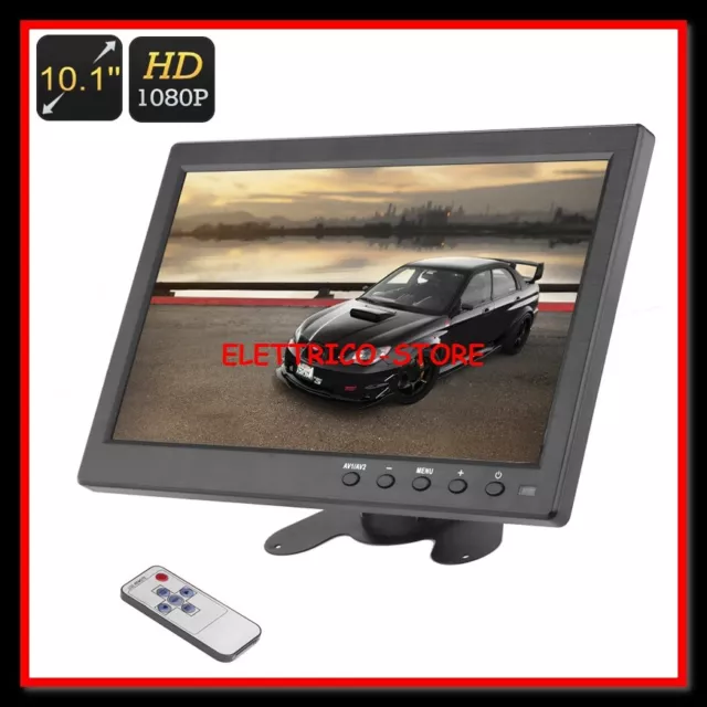 Schermo MONITOR LCD TFT 10''Risoluzione 1280x800 Integrato HDMI VGA BNC MP5
