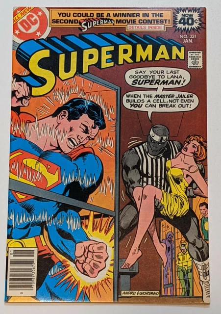 Superman #331 (Jan 1979, DC) VF/NM 9.0 Ross Andru and Dick Giordano cover