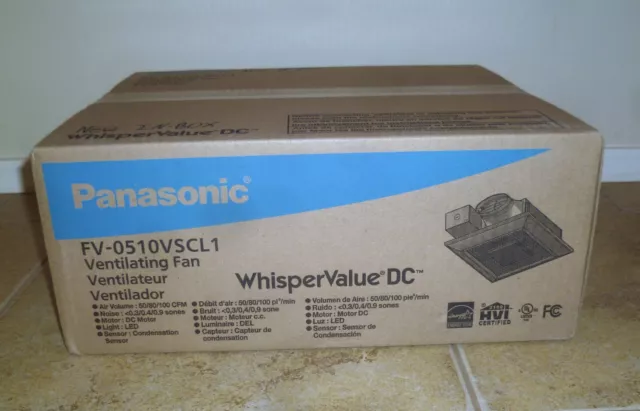 Panasonic WhisperValue Exhaust Fan w/ Light & Condensation Sensor FV-0510VSCL1