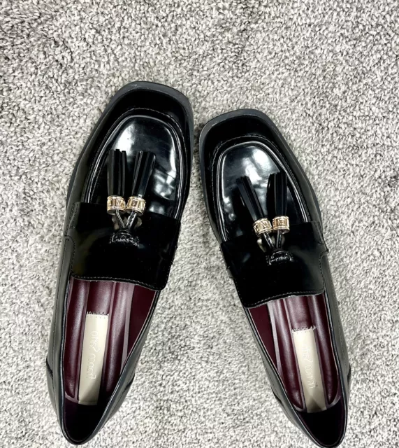 FRANCO SARTO PENNY Loafers Size 8 Black Heeled $29.00 - PicClick