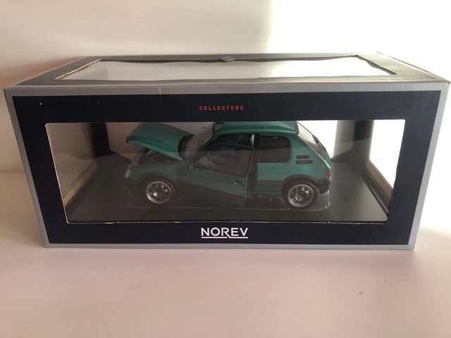 Norev 1/43 Peugeot 205 GTI 1.9 Rouge - Occasion - Très Bon état Avec Boîte