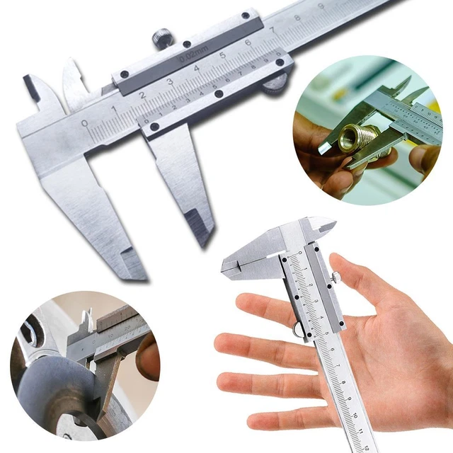 Calibro A Corsoio BMI 760150 150 Mm | Precisione 0,05 Mm, Con Vite Di Bloccaggio