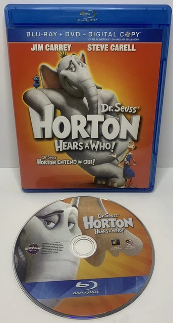 DR SEUSS HORTON Hears a Who (Bluray, Dr Seuss, 2009, OOP) Canadian $7.