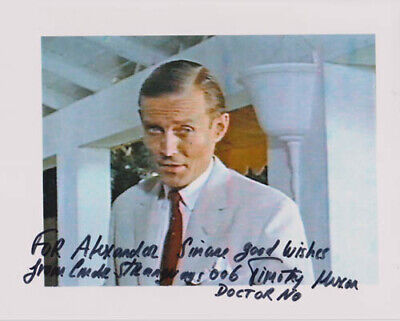 Timothy Moxon (+) 007 James Bond Autograph - Strangways In Dr. No Rare!