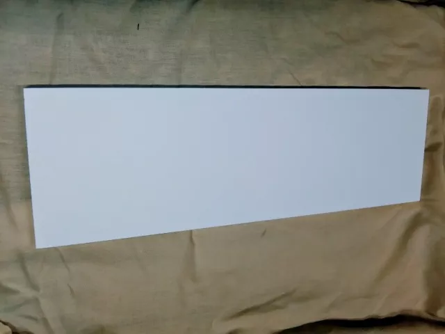 Alféizar de ventana de Corian blanco 3 1/2 x 13 3/8 x 1/2 