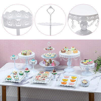 12 piezas soporte para pasteles blanco pastel de boda plato soporte para pasteles nuevo