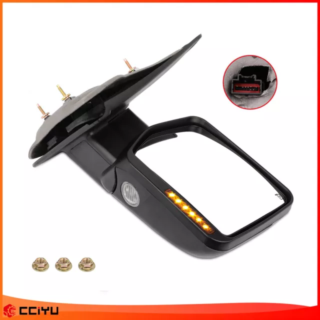 RH Passenger Towing For 07-14 Ford F150 Side View Mirror Power Heated LED Signal