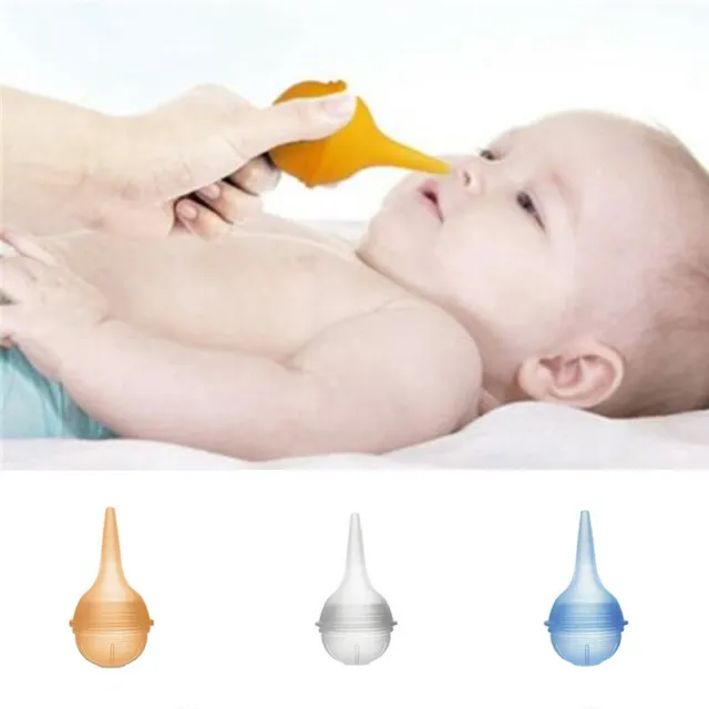 Vacuum Runny Handy Soft Nose Mucus Baby Nasal Tip  Cleaner Suction Aspirator