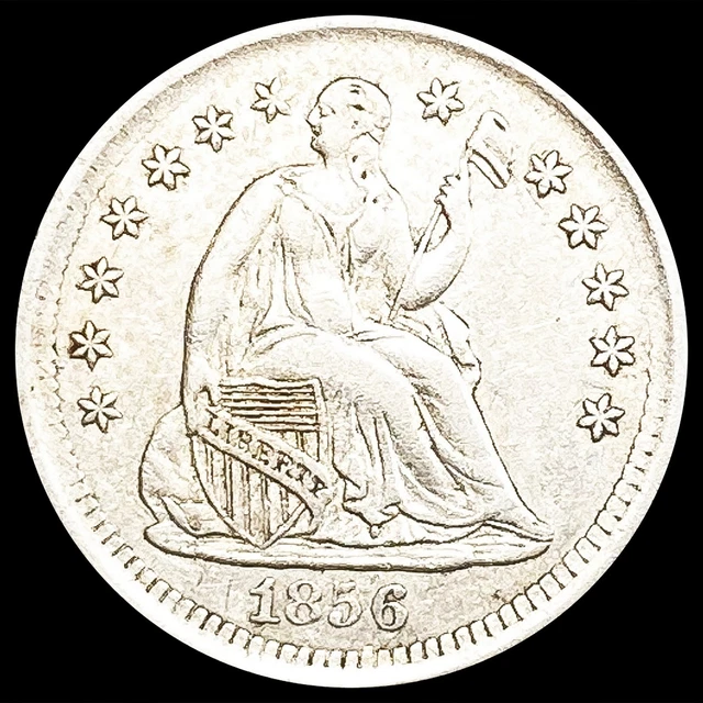 1856 Seated Liberty Half Dime Coin CLOSELY UNCIRCULATED