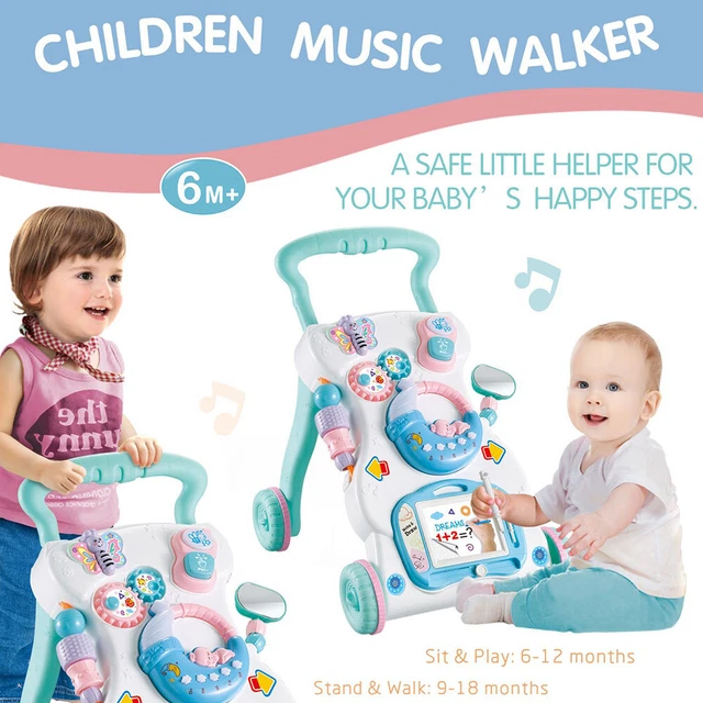 Walker Multifuncional Niño Pequeño Caminante Sentarse a Pararse Aprendizaje Caminante O5D9