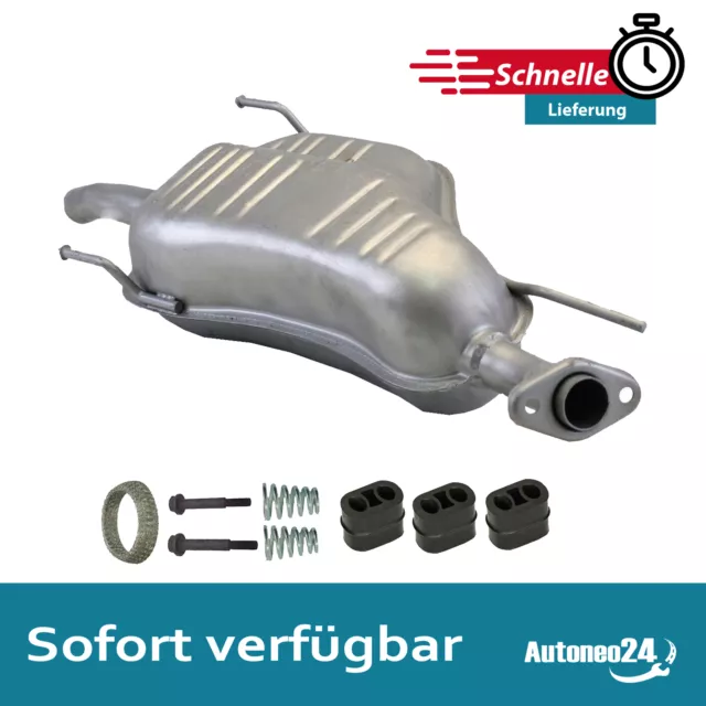 Endschalldämpfer Auspuff Opel Zafira A (F75_) 1.6 1.8 2.2 16V