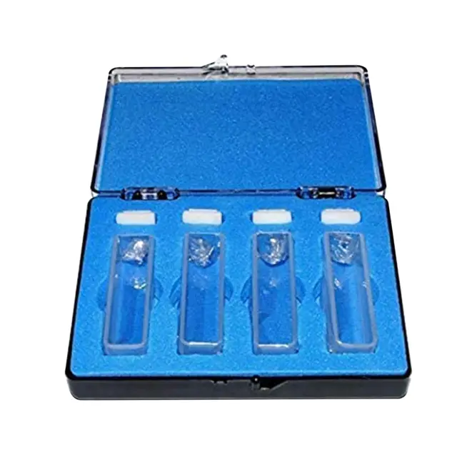 Cuvettes for Spectrophotometer (4 Pack) - Standard, 45 Mm Height, 3.5 Ml Capacit