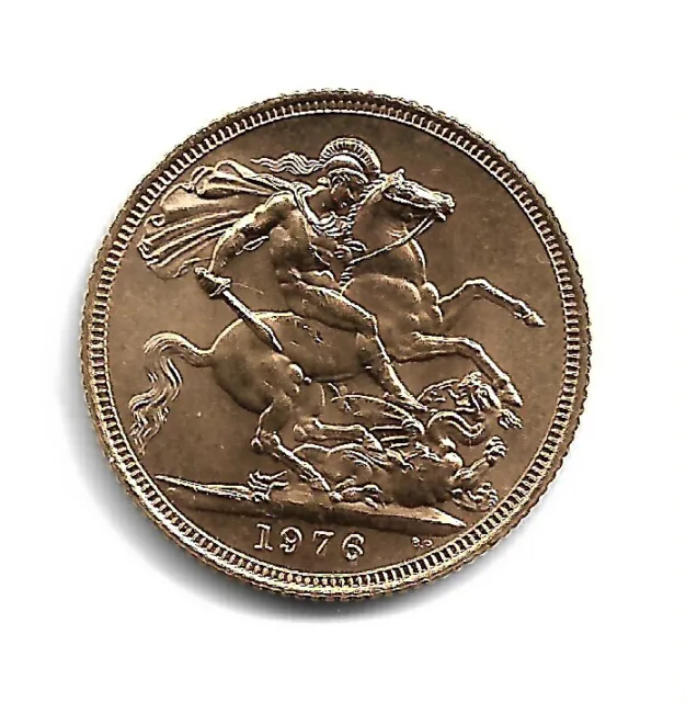 UK 1976 Full SOVEREIGN - Issued by The Royal Mint