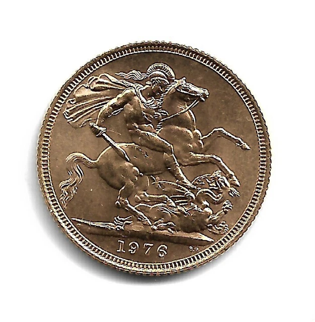 UK 1976 Full SOVEREIGN - Issued by The Royal Mint