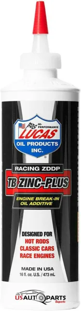 Lucas Oil 10063, TB Zinc-Plus Engine Break-In Oil Additive, 16 OZ. Bottle