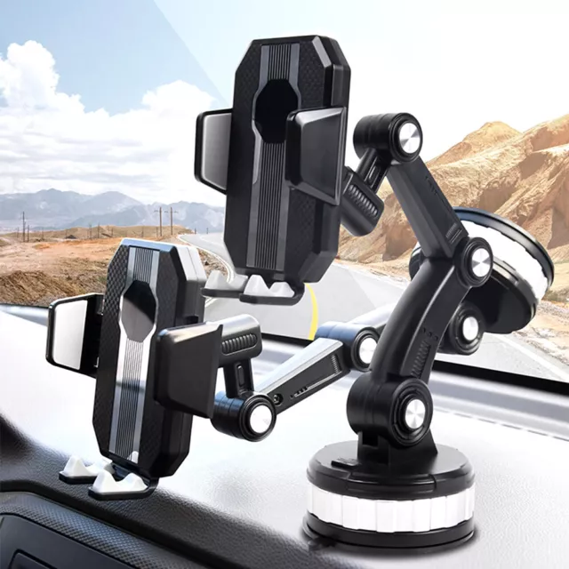 360° Handyhalterung Auto Armaturenbrett Universal KFZ Handy für Smartphone Navi