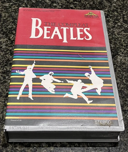 THE BEATLES : The Compleat Beatles VHS 1982 Color and B & W 2