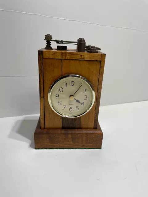 Ford Model T Coil Quartz Clock Wooden Buzz Box Ignition Made From Real Coil Part