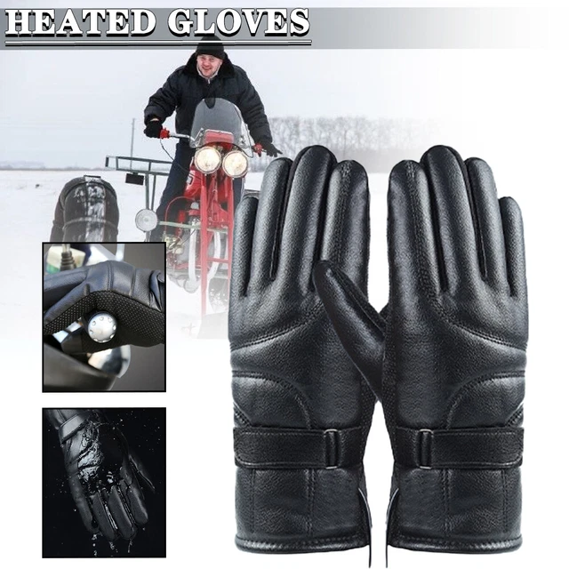 Gants chauffants électriques écran tactile hommes femmes gants chauds vélo A b